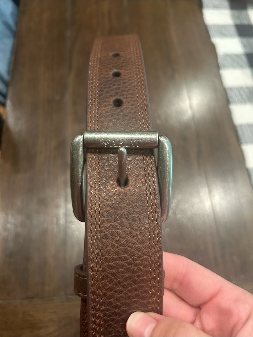 Ariat brown leather belt men’s size 32 NEW